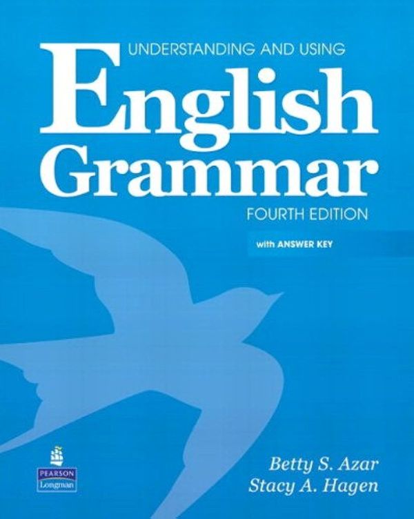 The cover of Understanding and Using English Grammar by Betty S. Azar & Stacy A. Hagen.
