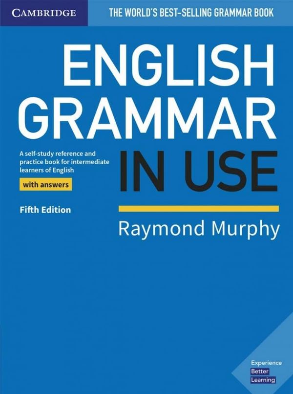 The cover of English Grammar in Use Intermediate by Raymond Murphy.